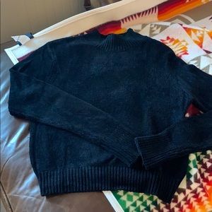 Aritzia Wilfred chenille mock neck sweater